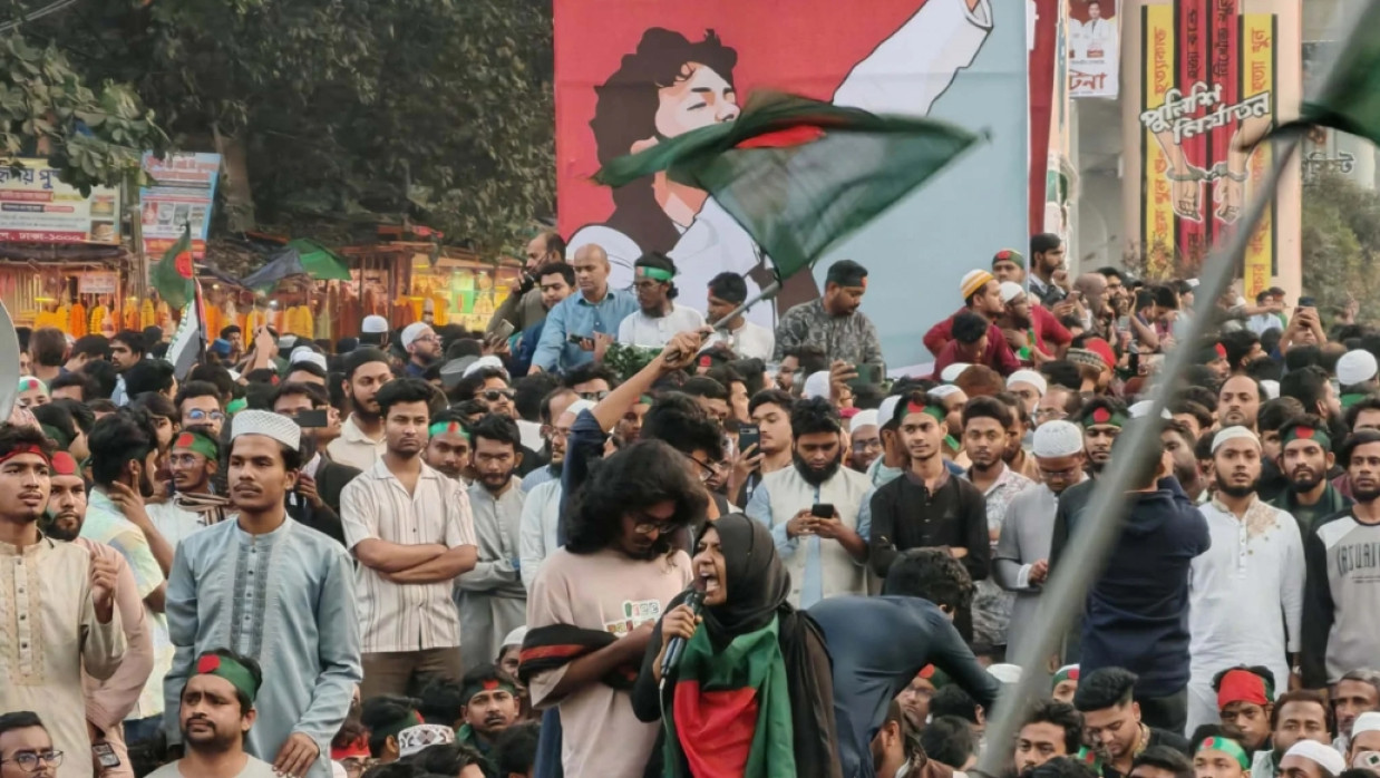 Protest at Shahbagh