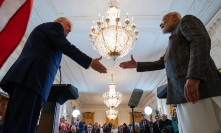 Claim of Modi dancing and singing in Israel to please Trump