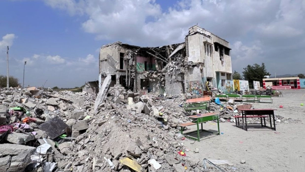 Iranian School in Rubble