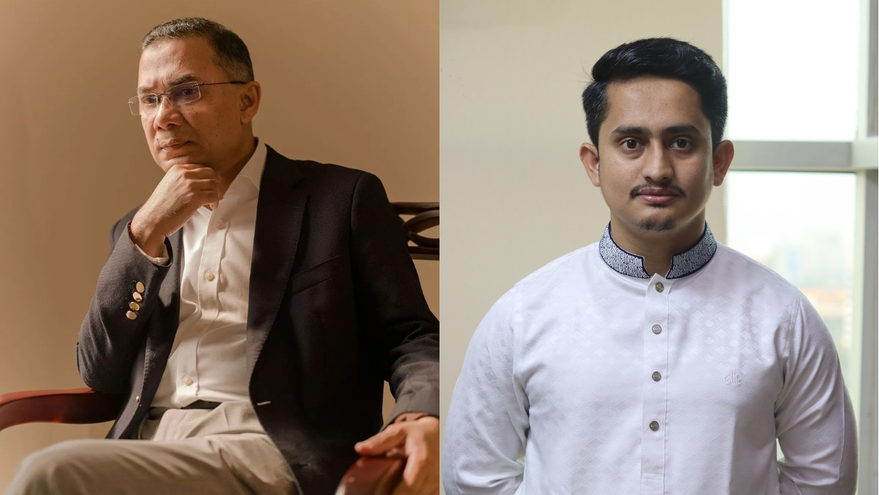 Prime Minister Tarique Rahman and Sarjis Alam