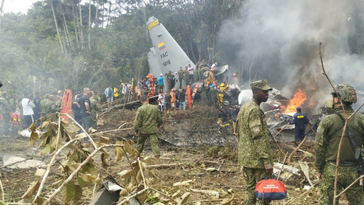 Columbia Plane Crash Site