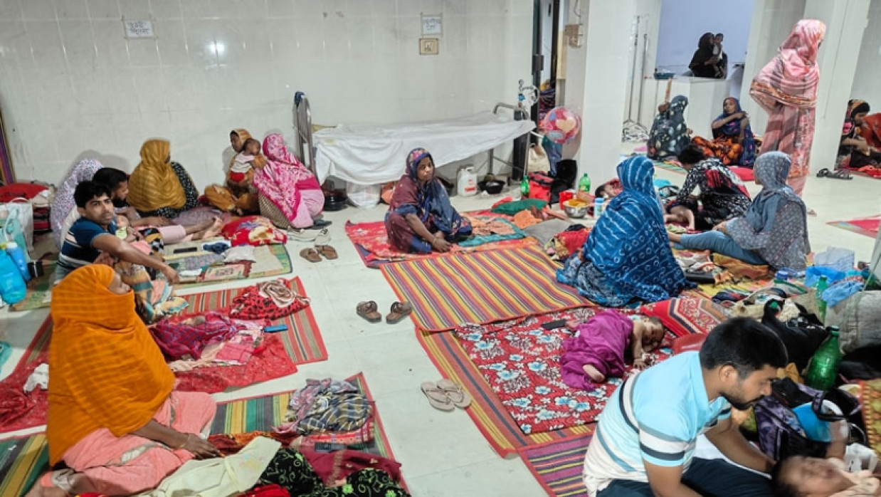 Hundreds of children are being treated in Hospital