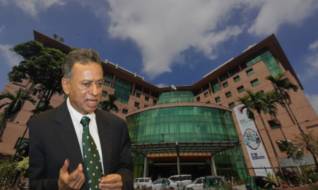 Finance Minister Amir Khasru Hospitalised