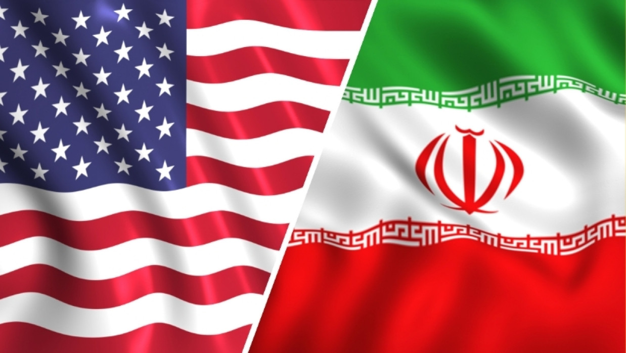 Iran-USA Flag