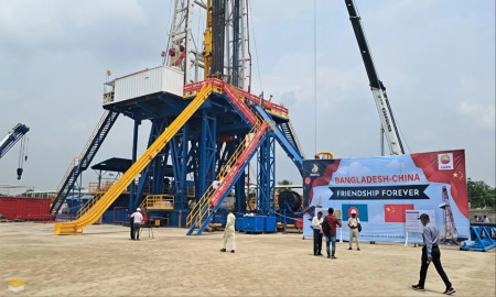 Country’s First Deep Gas Well Drilling Begins in Brahmanbaria