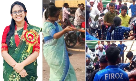 Kaliganj UNO Publicly Slaps Youth at Petrol Pump