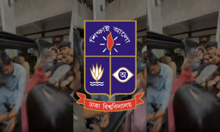 Outsider Beaten with Shoes by DU Female Students After Obscene Gestures on Campus