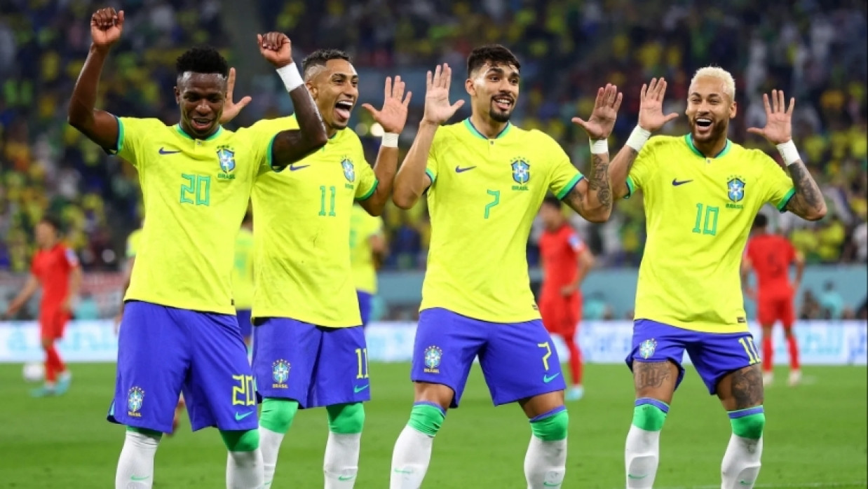 Brazil's NT Players Celebrating