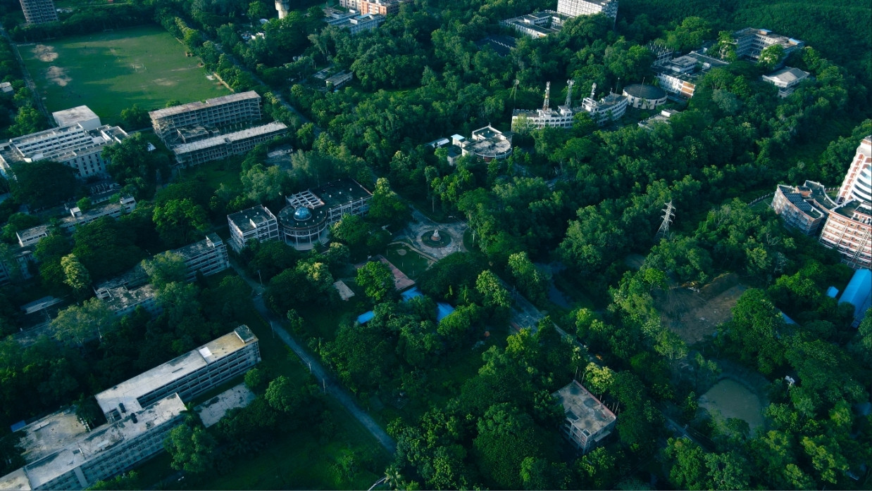 CUET Campus Aeriel View