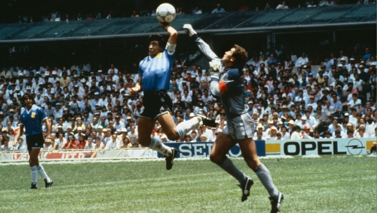 Maradona's Infamous The 'Hand of God' Goal
