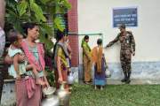 সেনাবাহিনীর সৌরশক্তিচালিত পানি প্রকল্পে সুপেয় পানির সুবিধা …