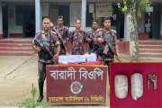 চুয়াডাঙ্গায় বিজিবির অভিযানে পিস্তল-গুলি ও গাঁজা উদ্ধার