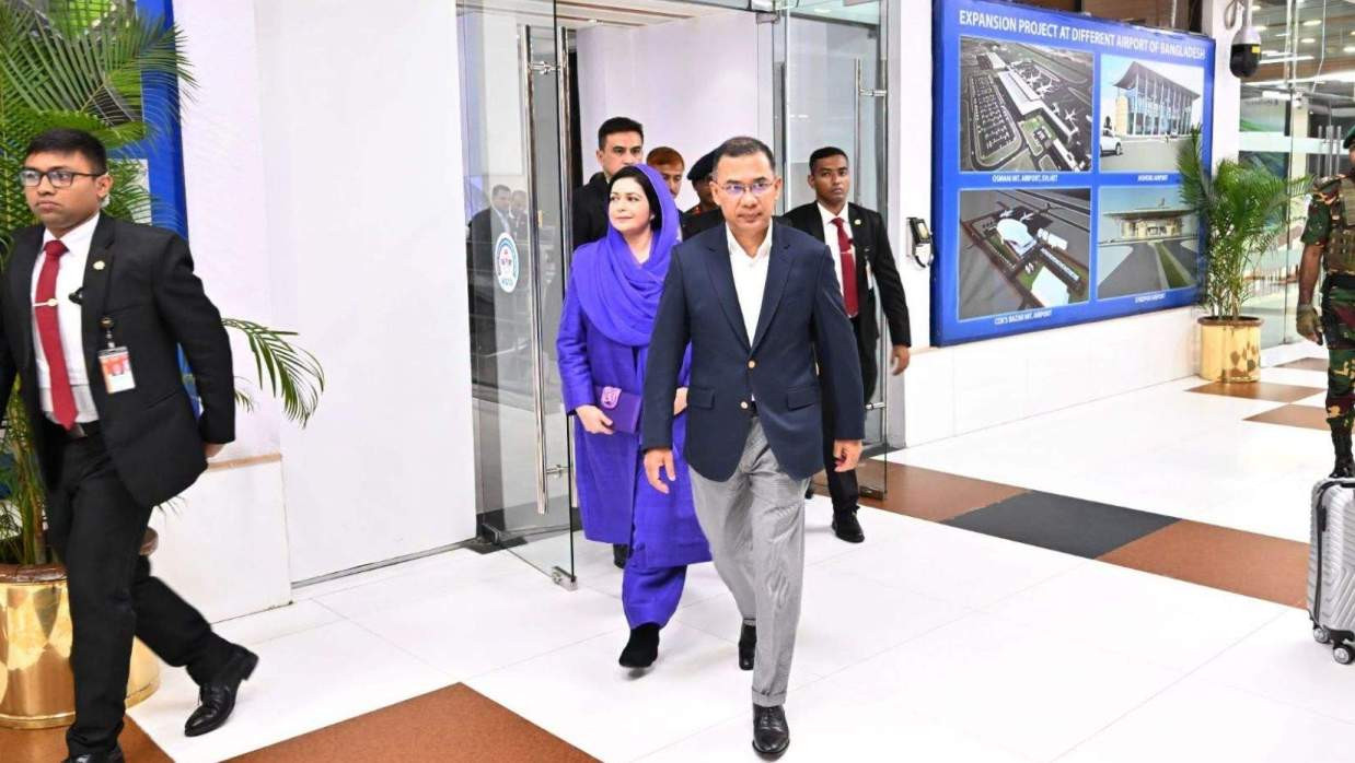 PM Tarique Rahman, and Zubaida Rahman along with others leaving for NY