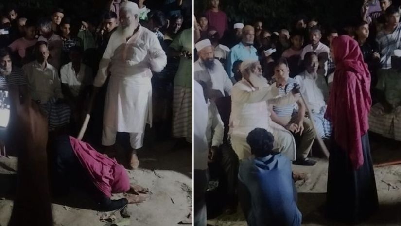 গ্রাম্য সালিশের বিচারক ও স্থানীয় বিএনপির নেতা