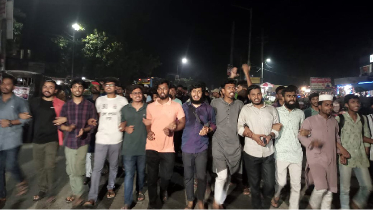 বেরোবিতে বিক্ষোভ