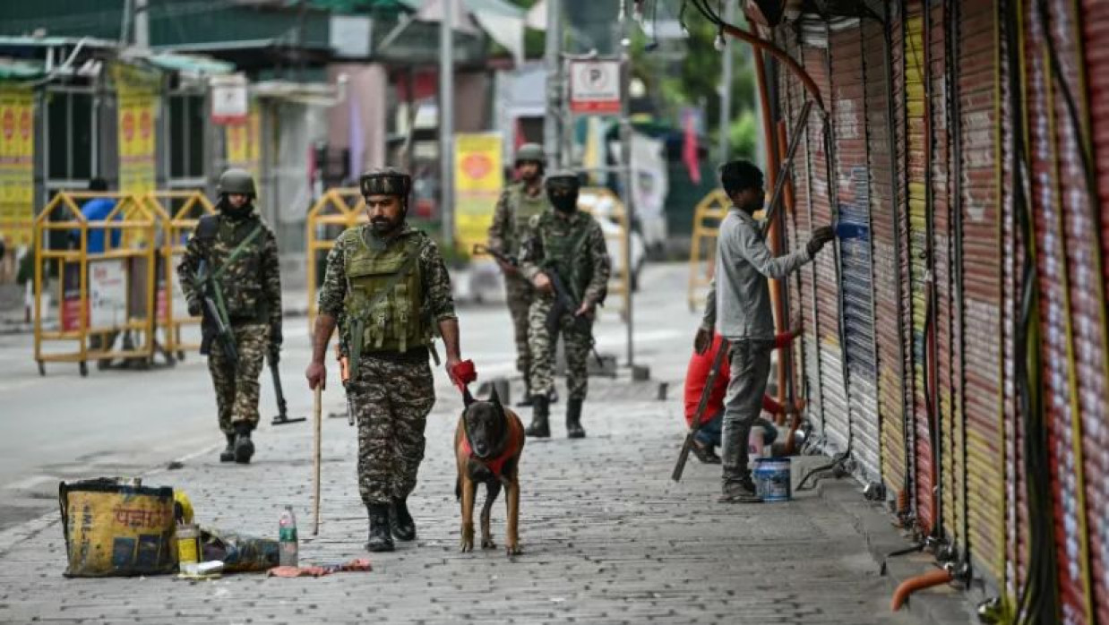 শ্রীনগরে ভারতীয় সৈন্য