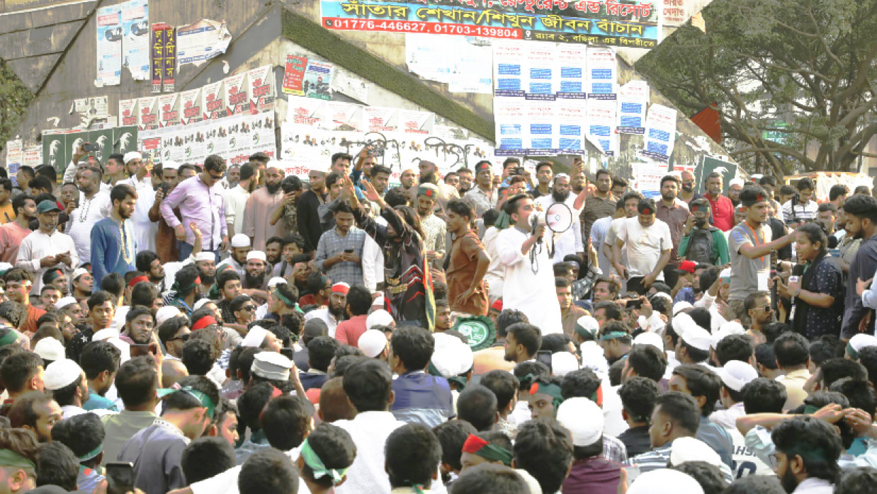 শাহবাগে আন্দোলন