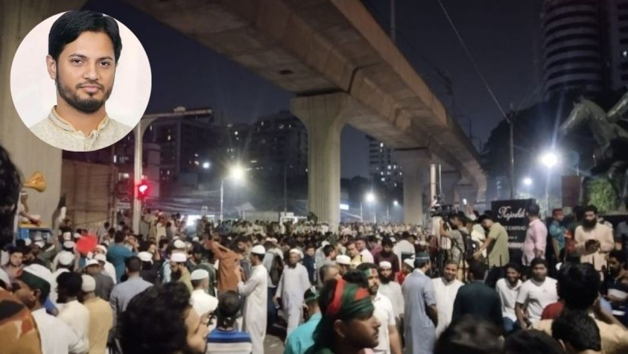 আন্দোলনকারী ও ইনসেটে ছাত্রশিবির সভাপতি জাহিদুল ইসলাম