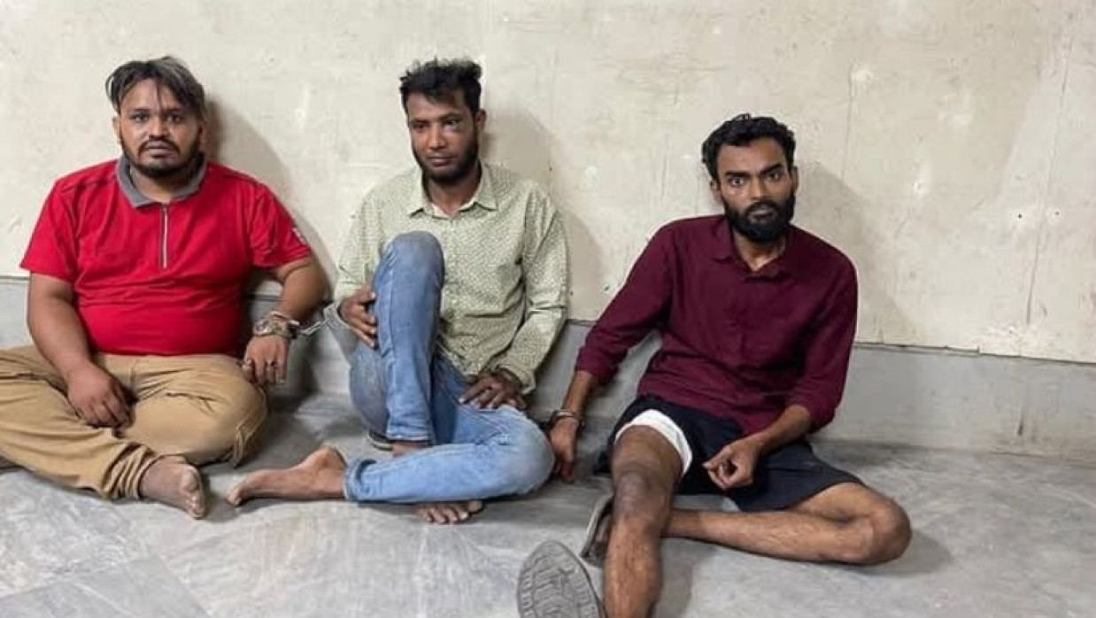 গ্রেপ্তার করা ৩ আসামি