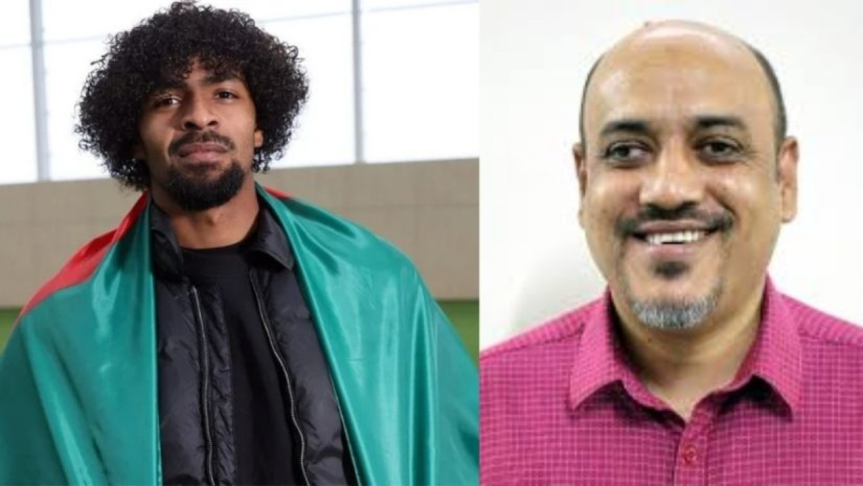 হামজা চৌধুরী ও আবুল কালাম আজাদ মজুমদার