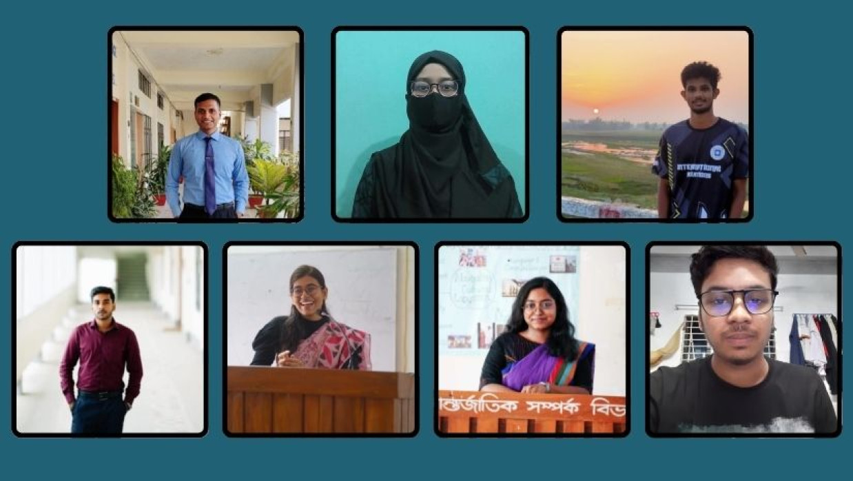 সম্মাননাপ্রাপ্ত রাবি শিক্ষার্থীরা