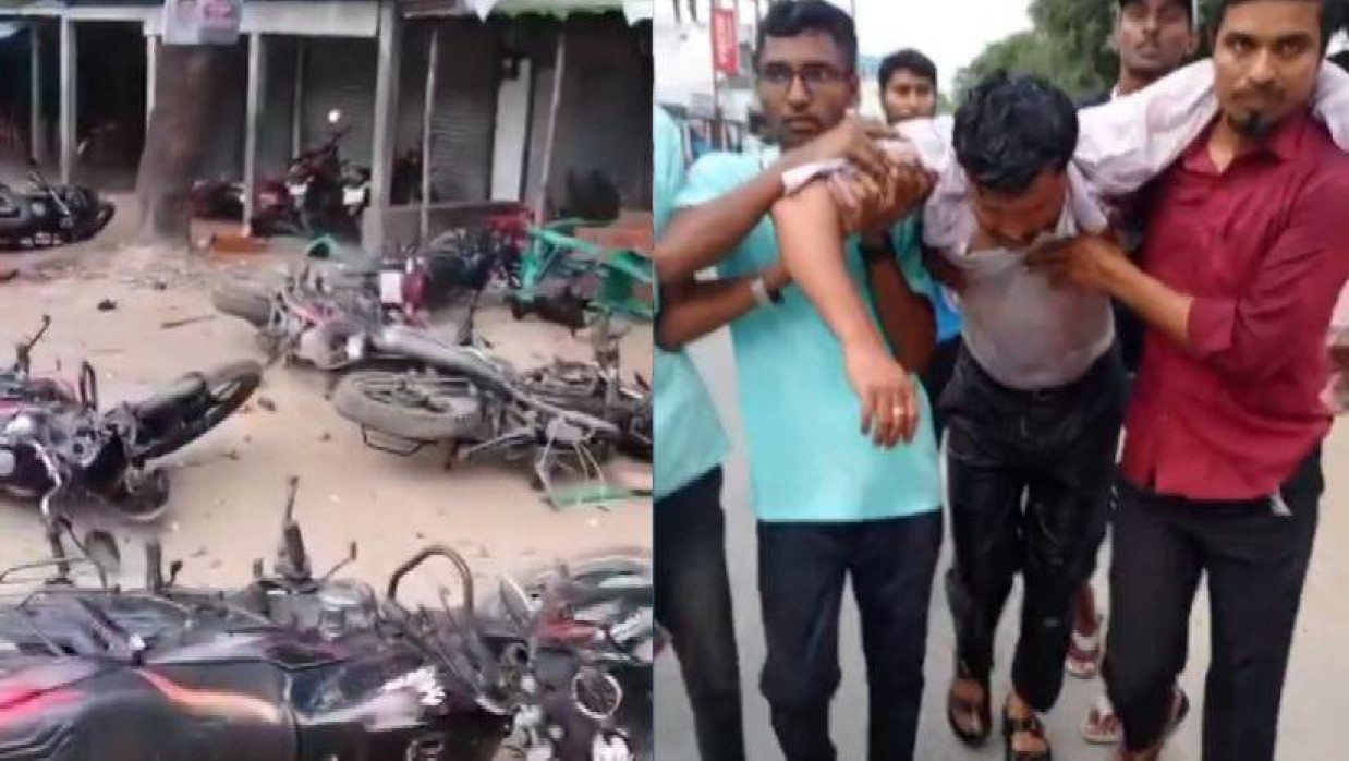 সংঘর্ষে আহত