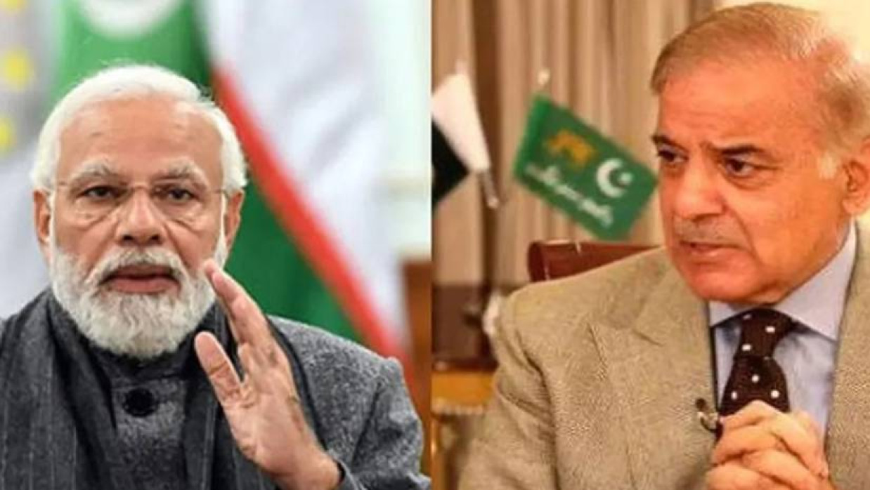 নরেন্দ্র মোদি ও শাহবাজ শরিফ