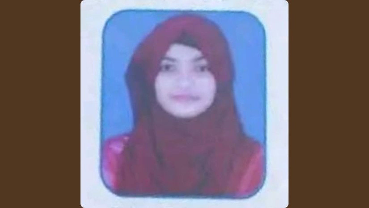 দুর্ঘটনায় নিহত আফসানা আক্তার 