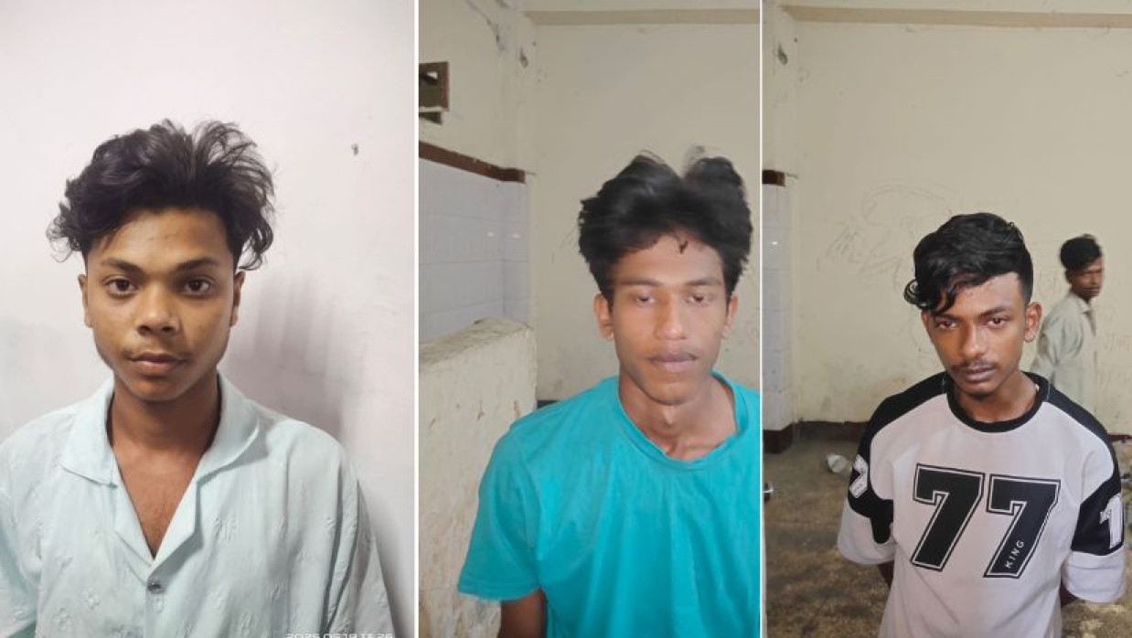 গ্রেপ্তারকৃত ৩ আসামি
