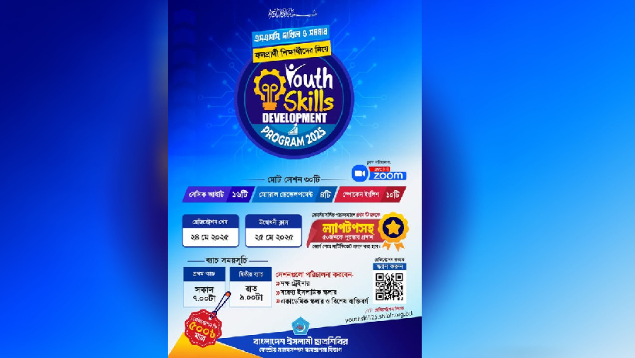 ইউথ  স্কিল ডেভেলপমেন্ট প্রোগ্রাম ২০২৫