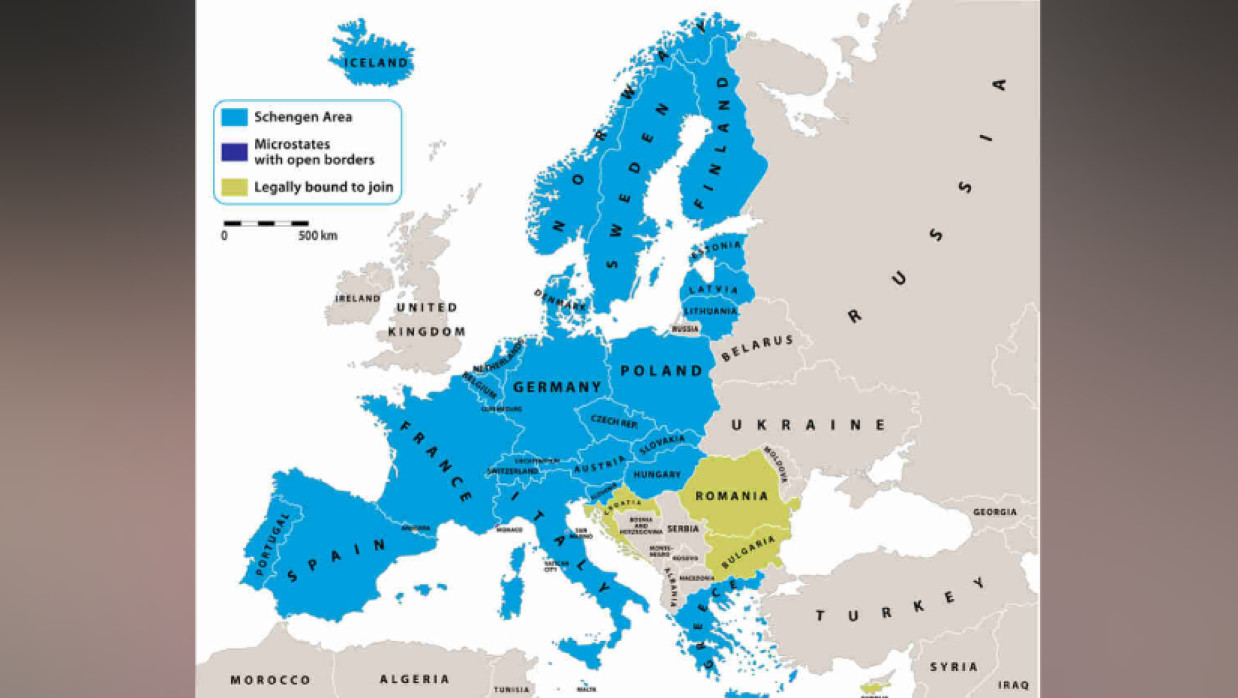 ইউরোপের শেনজেনভুক্ত দেশ