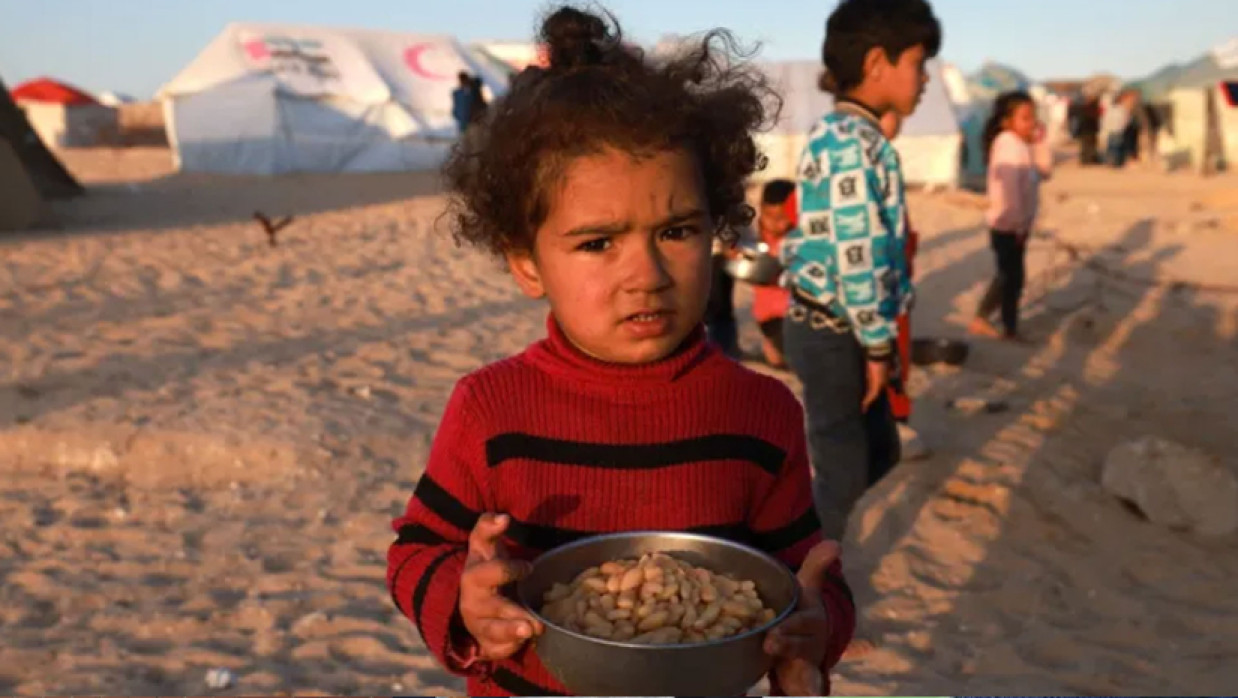 গাজার এক শিশু