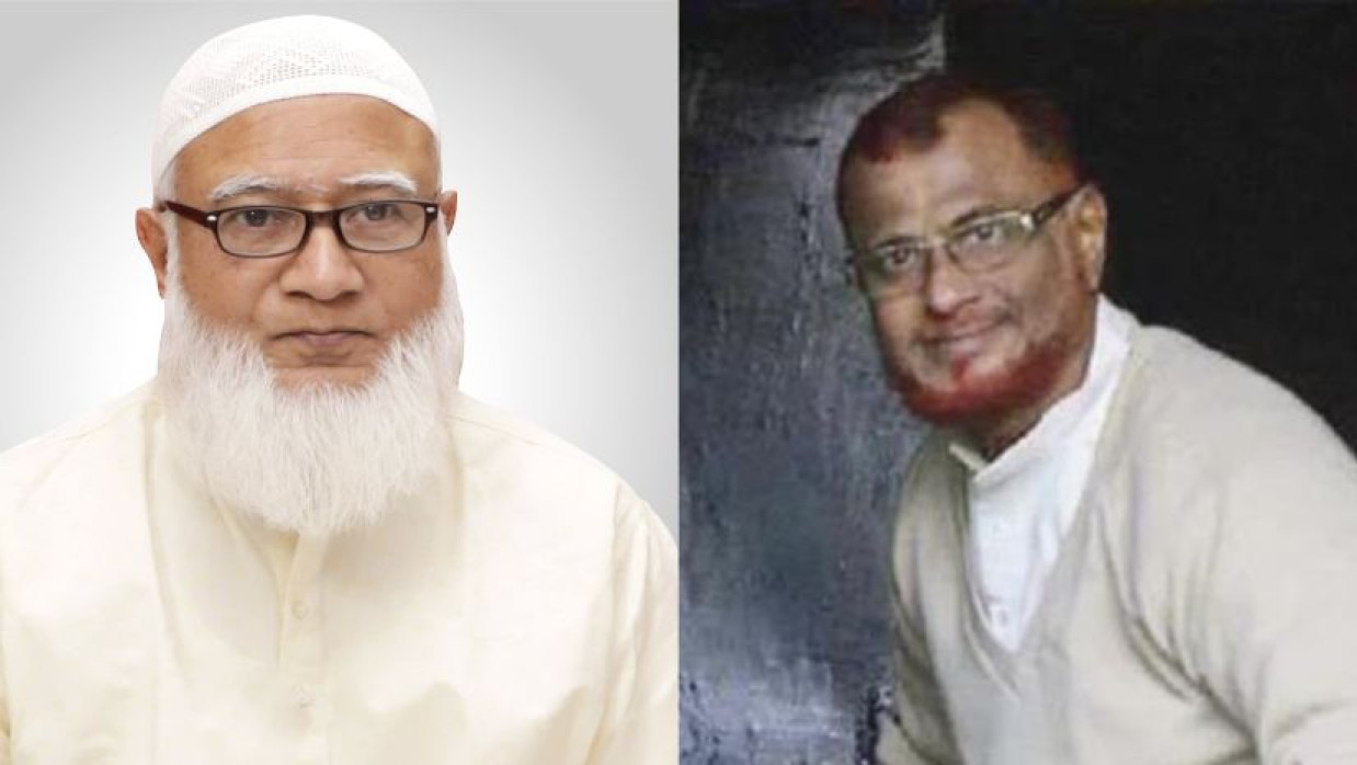 জামায়াতে ইসলামীর আমির শফিকুর রহমান ও খালাস পাওয়া নেতা এটিএম আজহারুল ইসলাম