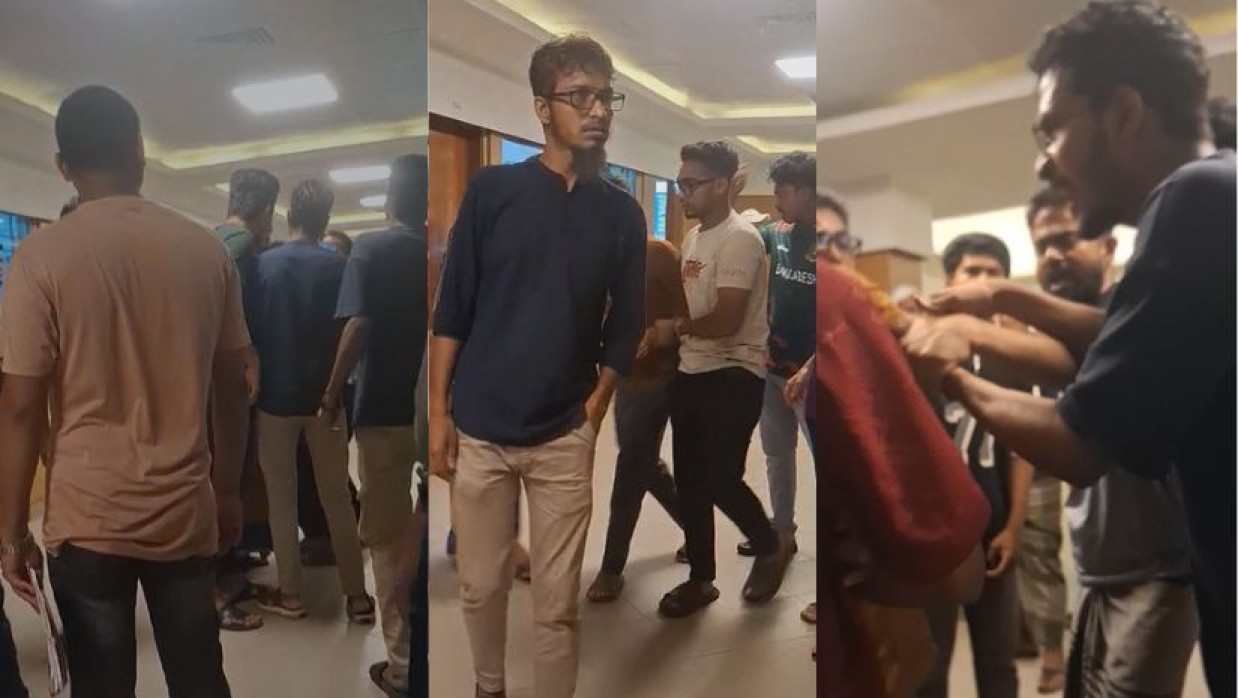 হাসপাতালে দুই গ্রুপের মধ্যে হট্টগোল