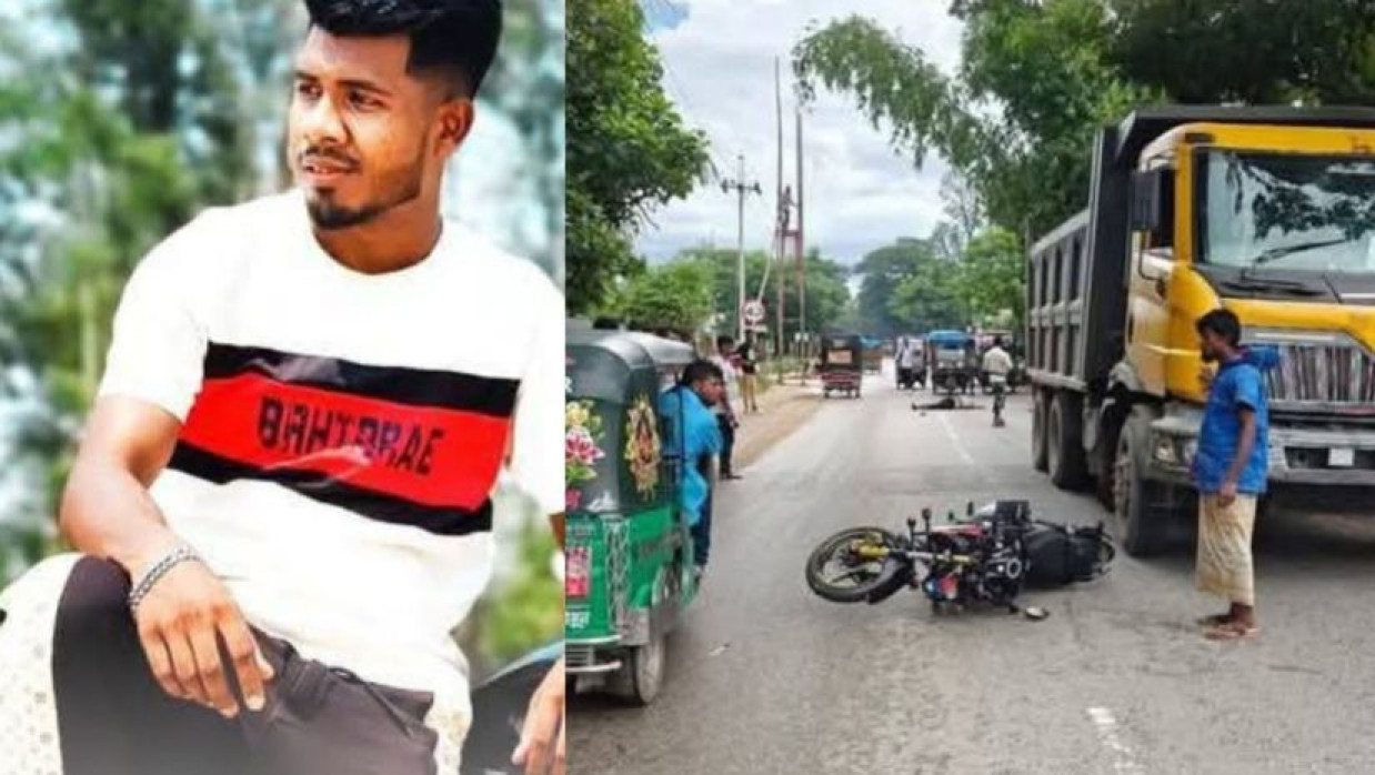 সাইফুল ইসলাম ও দুর্ঘটনাকবলিত যানবাহন