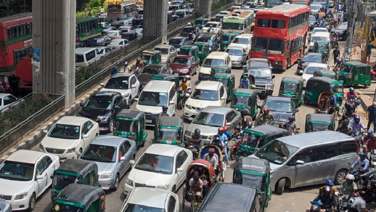 সড়কে যানজট