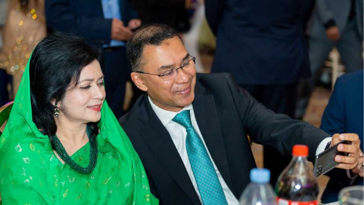 তারেক রহমান ও তার স্ত্রী ডা. জুবাইদা রহমান