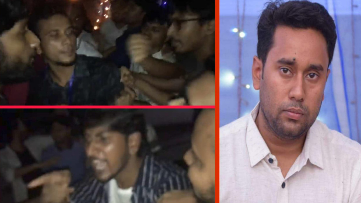 সাংবাদিকদের ওপর মব সৃষ্টি করে হামলা