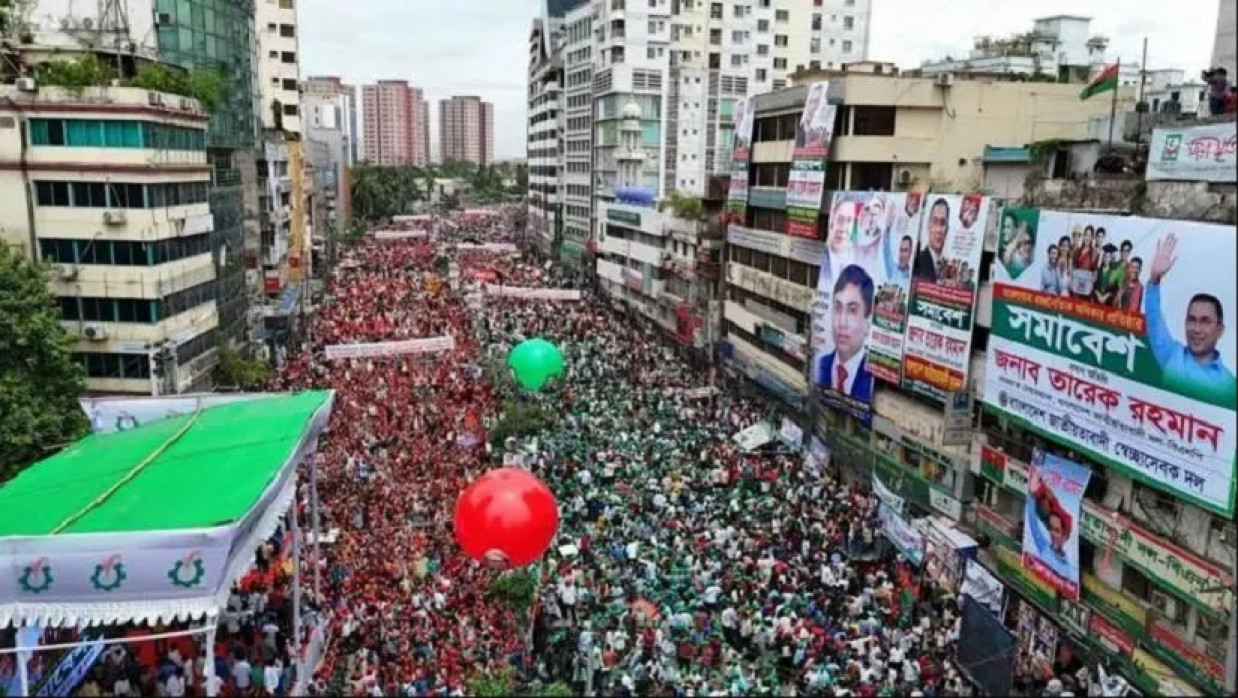 বুধবার রাজধানীতে বড় ধরনের সমাবেশ করেছে বিএনপি