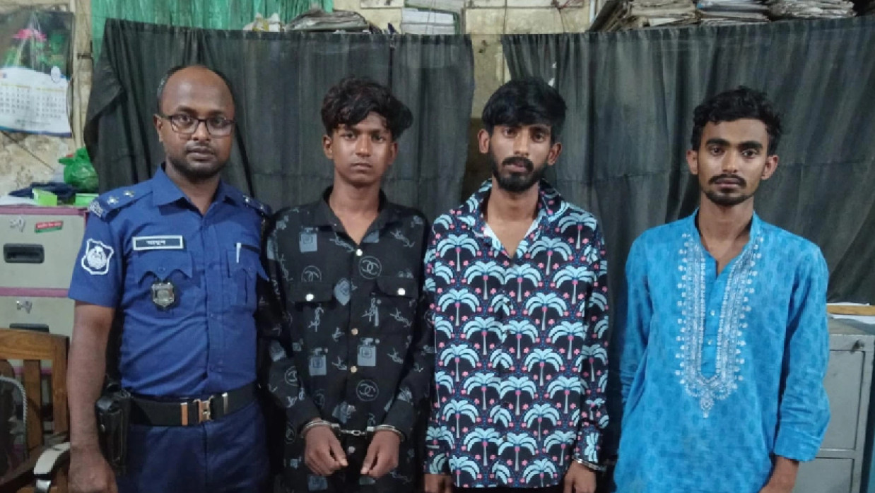 অপহরণকারী চক্রের তিন সদস্য