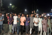 বেরোবিতে আ.লীগ নিষিদ্ধের দাবিতে শিক্ষার্থীদের বিক্ষোভ