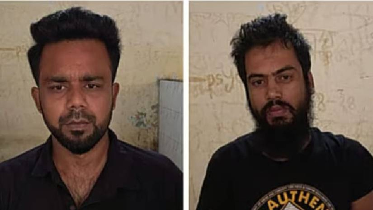 গ্রেপ্তারকৃত মো. পাপ্পু ও ফরহাদ আহমেদ