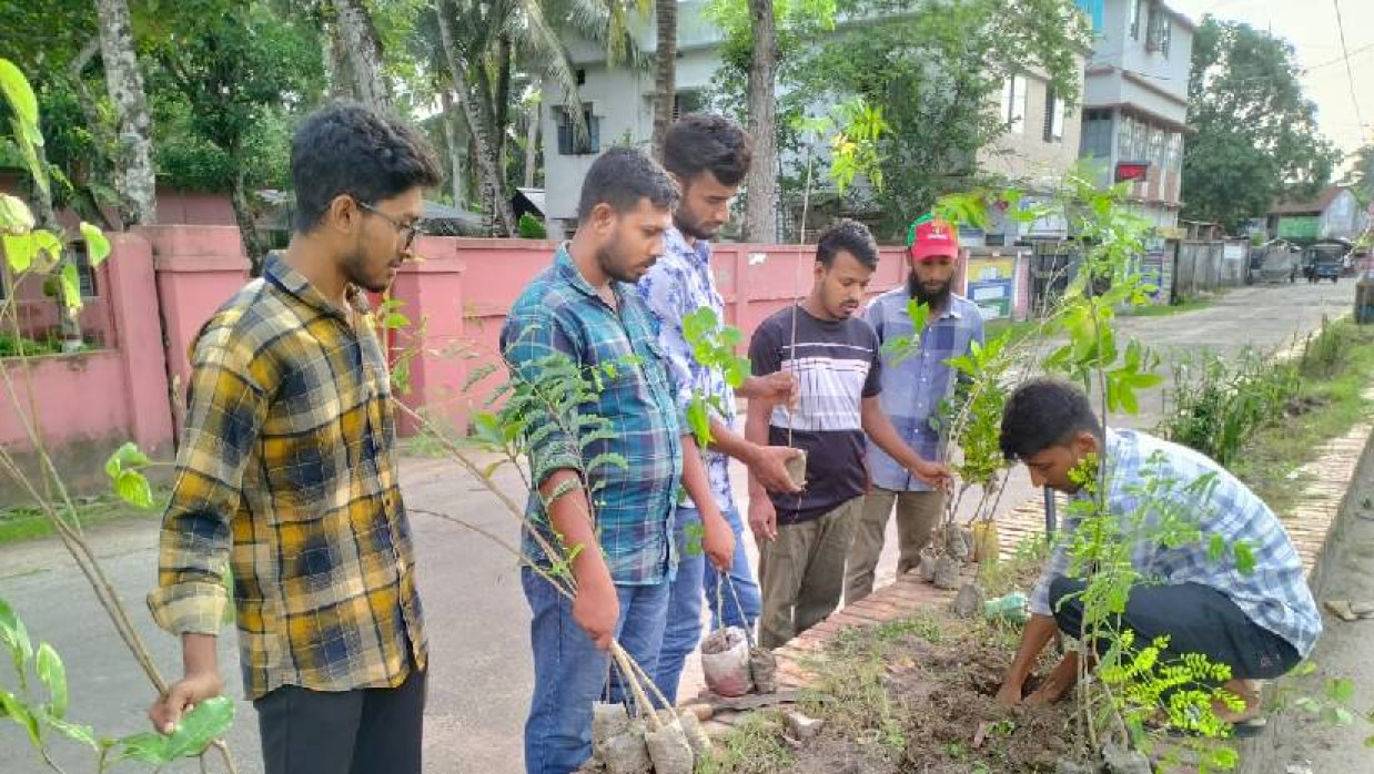 বাগেরহাট ছাত্রদলের বৃক্ষরোপণ কর্মসূচি