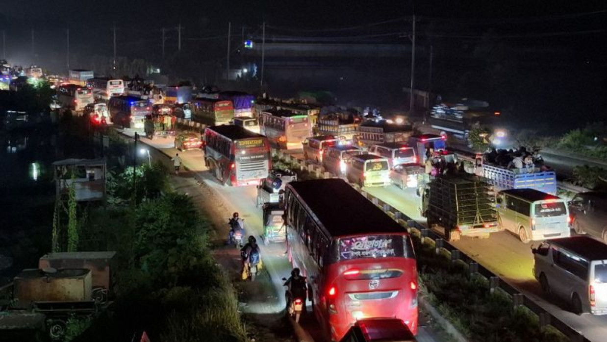 ঢাকা-টাঙ্গাইল-যমুনা সেতু সড়কে যানজট