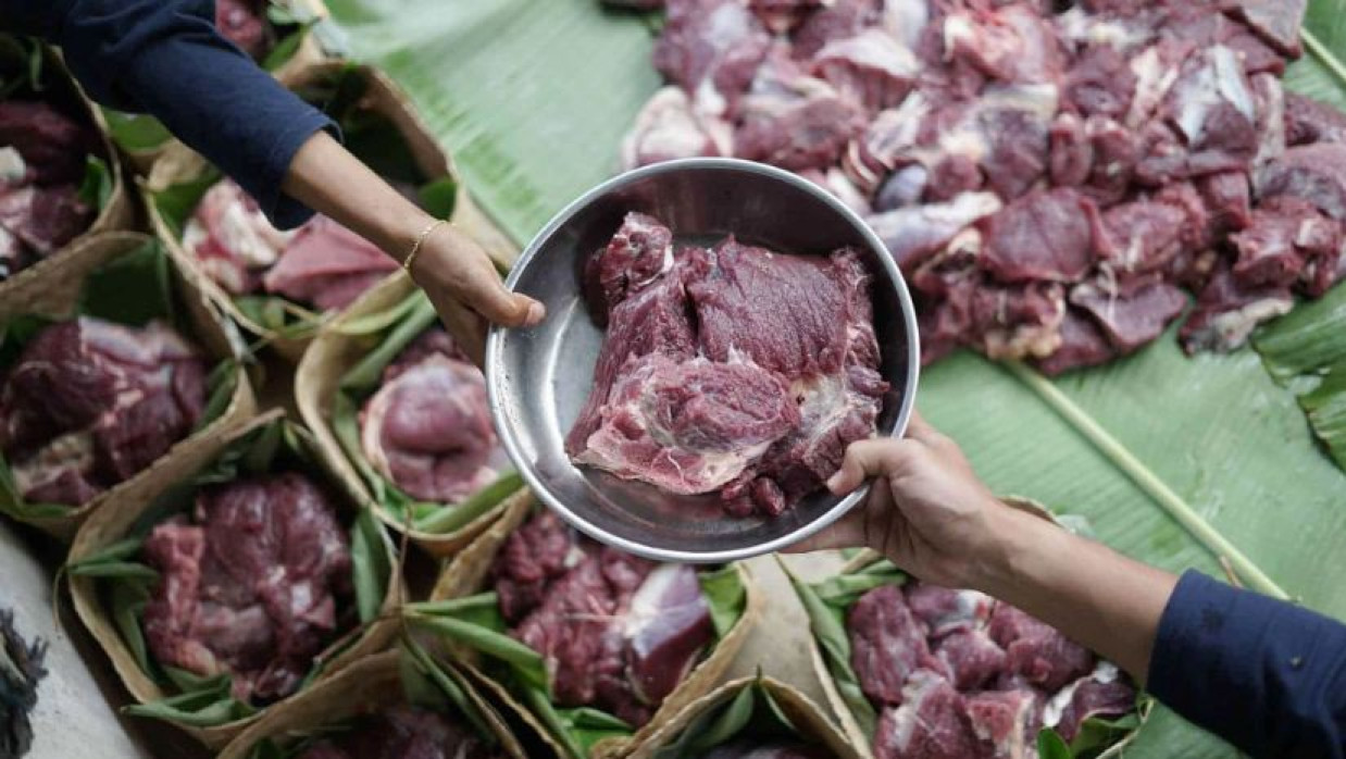 কোরবানির মাংস