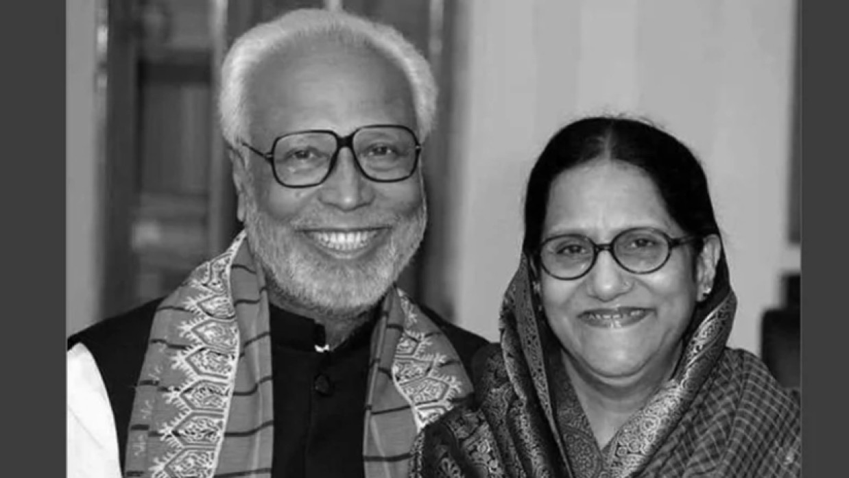 বঙ্গবীর কাদের সিদ্দিকী ও তার স্ত্রী নাসরিন সিদ্দিকী