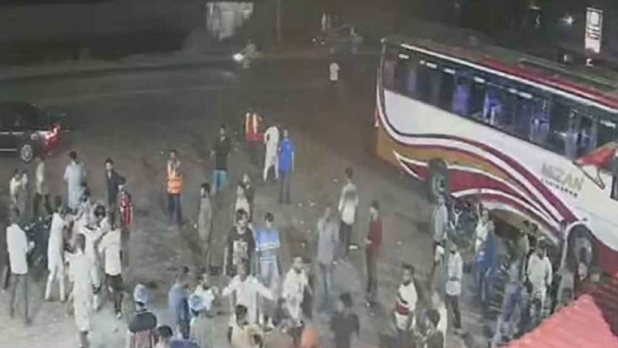 হামলার সিসিটিভি ফুটেজ