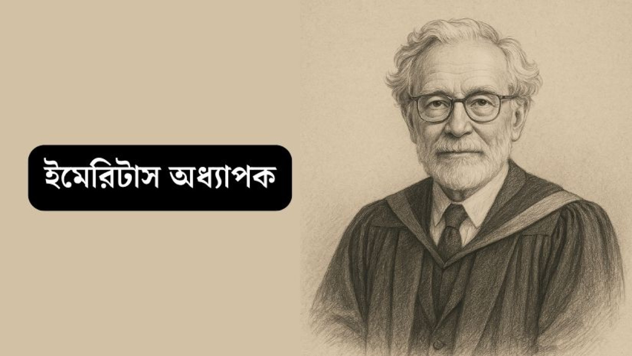 ইমেরিটাস অধ্যাপকের প্রতীকী ছবি