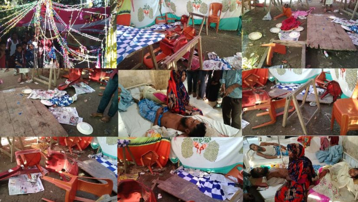 যৌতুকের টাকা ও স্বর্ণালংকার না দেওয়ায় বিয়ের আসরে হট্টগোল