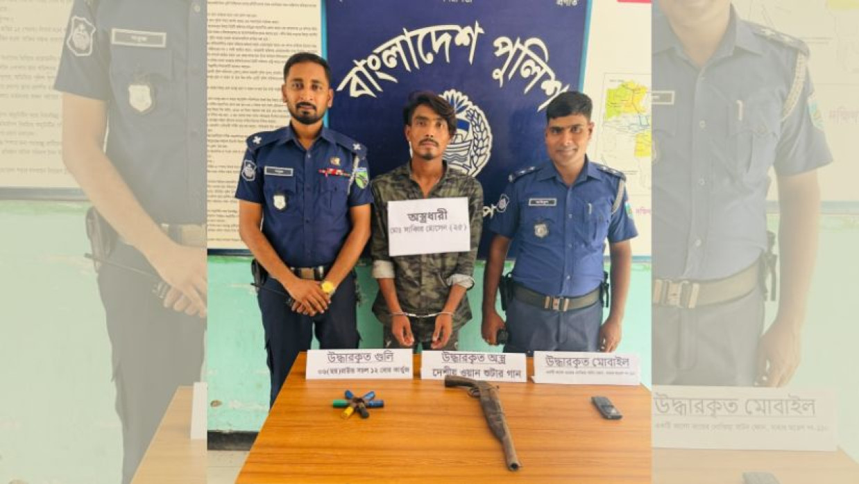 আটককৃত আসামি সাব্বির হোসেন